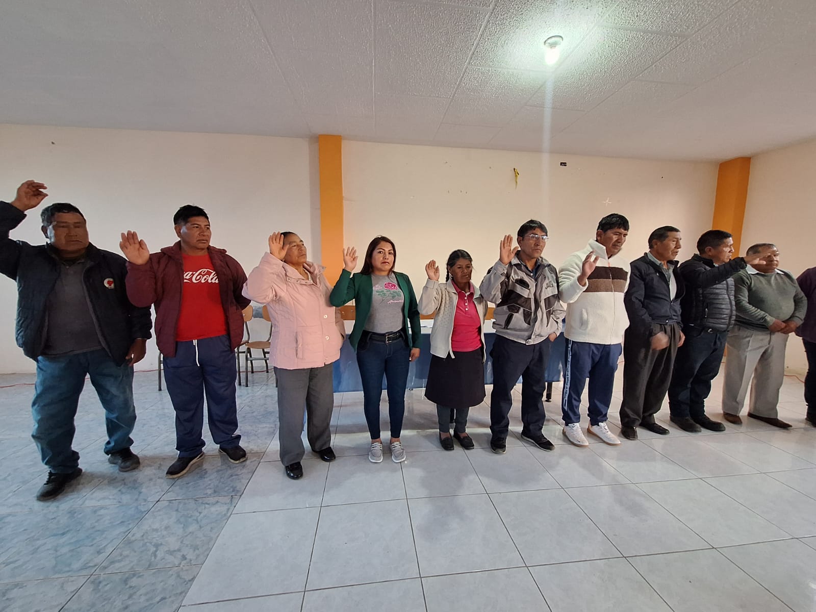 POSESIÓN DE LA NUEVA DIRECTIVA DEL CASERÍO 10 DE AGOSTO